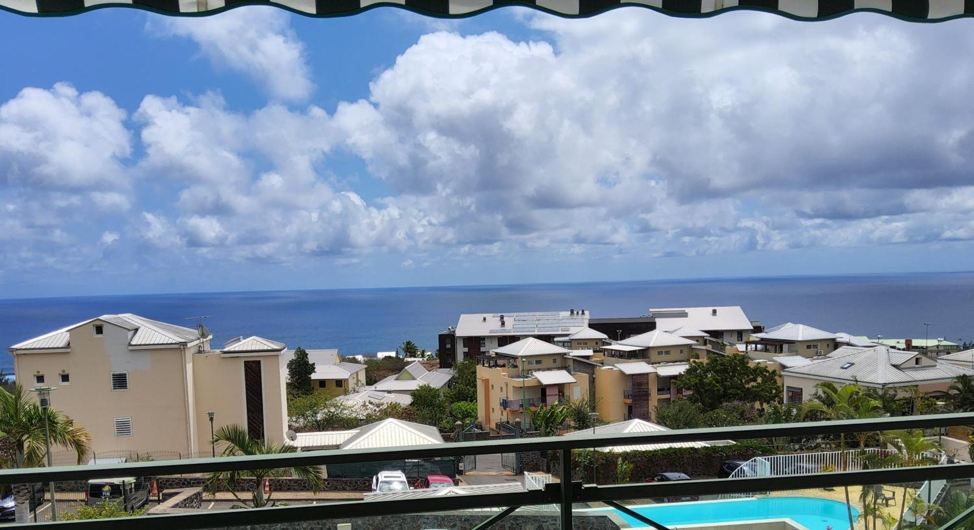 דירות סן-ז'יל-לה-באן Beau T3 Litchi Vue Ocean Piscine מראה חיצוני תמונה